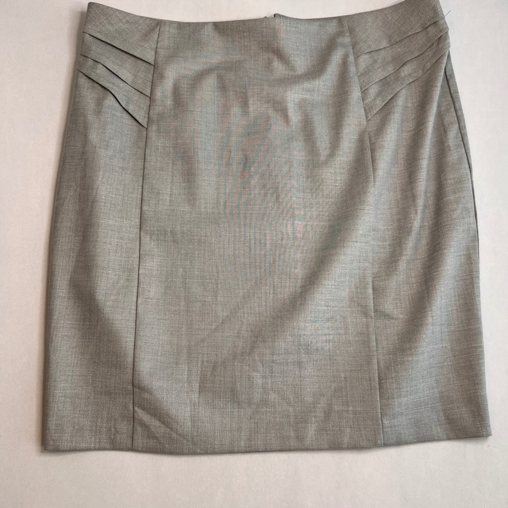 Vintage New York & Company Stretch Women's Gray Skirt | Size 18 | Office